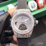 Perfect Replica Hublot Big Bang 43mm Diamond Dial Men's Watch